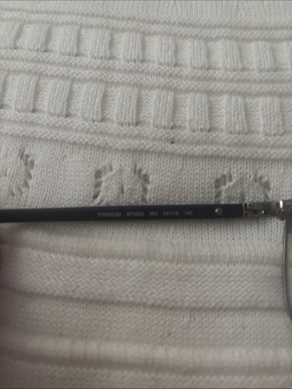 Salvatore Ferragamo Black and Silver Semi-Rim Eyeglasses - Picture 2 of 3